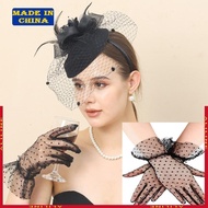 2 Cocktail Party Hat Mesh Suit Dress Wedding Fedora Feather He