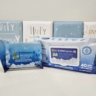 Adult Cooling Wipes ผ้าเปียกสูตรเย็น ทิชชู่เปียก ขนาดใหญ่พิเศษ 10,40 แผ่น G Sure Plus