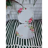 (6PCS) Square melamine plates P5000S motif..
