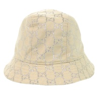 Gucci GG亮片漁夫帽 631951 羊毛/尼龍米色帽子 0316 [二手] 成色極佳 Gucci