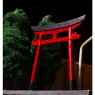 3D Receh Tori Gate Japanese Gate 1 scale 64 Accessories diorama Diecast Hobby Japan HJ Mini GT Kyosh