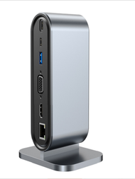 Docking Station Type C Multi-Function Vertical 12-In-1 Expansion for Apple Mac Huawei Computer Docki