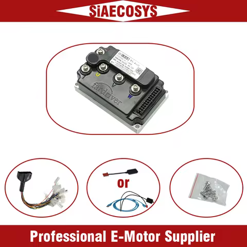 FarDriver ND72260 MiNi12 Tiny Controller For 1500W Electric Motorcycle Motor 72V 260A BLDC Hall Prog