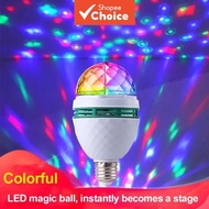 Color Rotating Magic Stage Light, RGB Disco KTV Ball Lamp, Smart Wi-Fi App Voice Control Alexa Googl