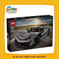 LEGO 42173 Technic Koenigsegg Jesko Absolut Gray Hypercar