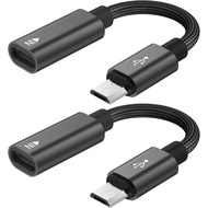 USB C to Micro USB Adapter, KUXIYAN (2 Pack) Type C Female to Micro USB Male Charger Connector Suppo