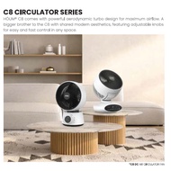HOUM FAN C6 6" C8 8" C8DC 8" AIR CIRCULATION FAN DESK FAN Strong Powerful Wind