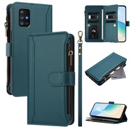 Samsung Galaxy A53 5G/A54/A55/A56/A70/A70s/A71 4G/A71 5G/A72/A72 5G/A73 5G/A91 CaseZipper Wallet Lea