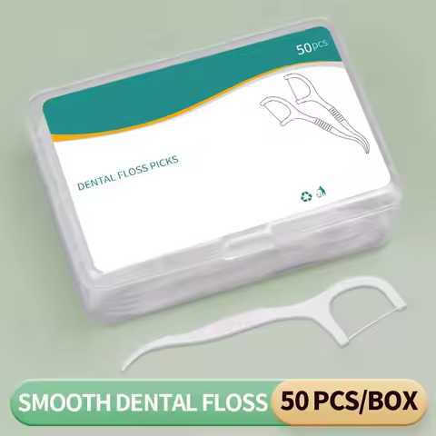 1/3/6 Box Portable Disposable Dental Floss Plastic Toothpick High-tension Dental Floss Stick Dental 