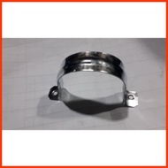 ℮ ○ ☦ Conduit clamp, metal clamp, pvc pipe clamp,.2" 60mm. 2hole galvanize iron.  buy 10pcs. for 14