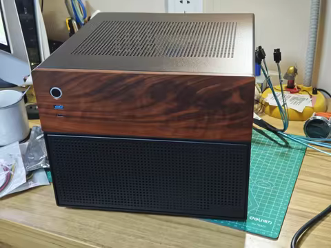 JONSBO N4 PC Enclosure NAS 6+2 Bay 23CM Support Graphics Card SFX Power Supply Compatible with MATX 