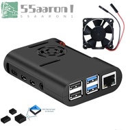 AARON1 Case ASB Durable Cooler for Raspberry Pi 4 Model B, Pi 4B, Pi 4 Black Shell