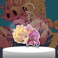 GANTUNGAN JoJo's Bizarre Anime Keychain - Giorno Giovanna - Acrylic Keychain - AcrylicKeychain