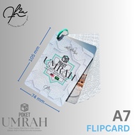 POKET UMRAH (Flipcard Edition) by FH2U 2025 - Buku Nota Ringkas, Niat, Doa & Zikir dlm Bahasa Arab &