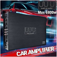 6800W 4-Channel Car Amplifier HiFi Car Audio Modification Power Amplifier High Power Ultra-thin Audi