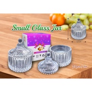 {Promosi }  Glass Candy Jar / Doorgift /Bekas /Wedding Doorgift /GIFT KACA /Crystal Candy Jar / EF-2625
