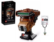 Star Wars Princess Leia (Boushh) Helmet 75351 + Grogu (Baby Yoda Keychain) Exclusive Bundle LEGO Sta