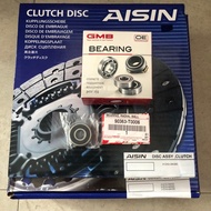 ORIGINAL/GENUINE AISIN CLUTCH SET FOR TOYOTA INNOVA 2.5 DIESEL 2005-2016 (CLUTCH DISC+CLUTCH COVER+R