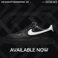 Nike Air Force 1 Low Af1 Retro QS 'Black White' (UA) CQ0492-001 NK Sneakers Men Women Shoes