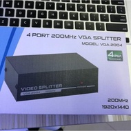 SPLITTER VGA 2PORT 4WAY 4PORT VGA SPLITTER SPLITER 4PORT 4WAY 1PC 4 MONITOR