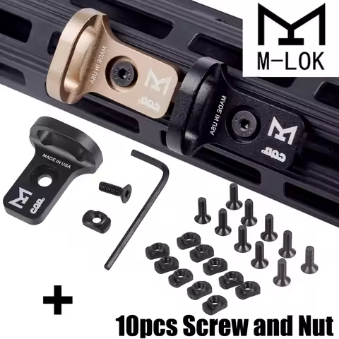 QD M-lok Sling Swivel Mount Adapter CQB CNC Sling Mount Buckle Shoulder Strap Button Adapter For MLO