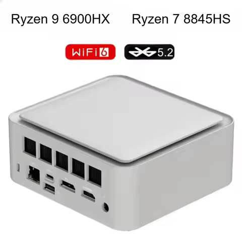 SZBOX AMD Ryzen 9 6900HX AMD Ryzen 7 8845HS Computer Wins11 DDR5 NVME SSD USB4.0 WIFI6 BT5.2 Gaming 