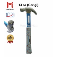 Toho Goat Hammer 13oz | 13 oz Magnetic Rubber Handle Serrated Goat Hammer | Material Mart