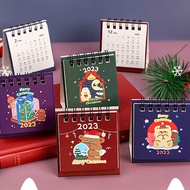 Ins Christmas Desk Calendar Cute Christmas Desktop Calendar Ornament Cartoon Small Almanac