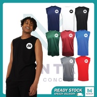 HAKKA SLEEVELESS JERSEY SINGLET QUICK DRY UNISEX TOP TANK FOOTBALL FUTSAL EVENT TEAM SQUAD VOLLEYBAL