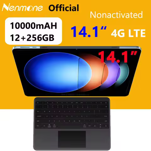 2025 Super Large Screen 14.1 inch tablet 14" 4G LTE Android 12 Google Market 5G WiFi FM Bluetooth 10