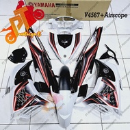Yamaha LC 135 Cover Set Bodyset White Black Hitam Putih IX Vietnam Exciter V2 V3 V4 V5 V6 V7 HLY Ori