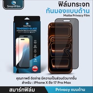 Smart Film ฟิล์มกันมอง ด้าน Matte เหมาะสำหรับ iPhone 17ProMax 17 Air 17Pro 16 Pro Max 16Plus 15ProMa