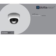 DottaVision SK-DC78/M864AIP Color Dome Camera (High Res), 600TV Lines, lx, fixed lens