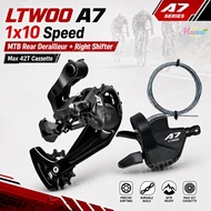 LTWOO A7 10 Speed Groupset A7 Shifter 10 Speed Rear Derailleur A7 Rear Derailleur For Mountain Bike