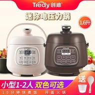Chuangdi Mini Electric Pressure Cooker One Person 1.6L Capacity Intelligent Household Automatic High-Pressure Rice Cooker Small 1-2