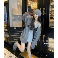 Hip Autumn Jacket - Gray College Cardigan | Trendy Women's Outfit