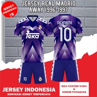 Custom Fantasy Football Jersey R341 M4dr1d 4waAy 1996 1997 – Full Printing Dryfit Milano | Name & Nu