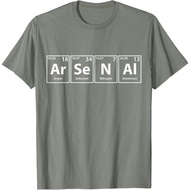 Arsenal Kids T-Shirt (Ar-Se-N-Al) Periodic Table Elements Shirt Fashion Clothing Tops for Boys Girls