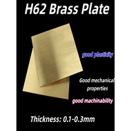 H62 brass plate material H59 brass sheet brass strip laser engraved pure copper block metal parts