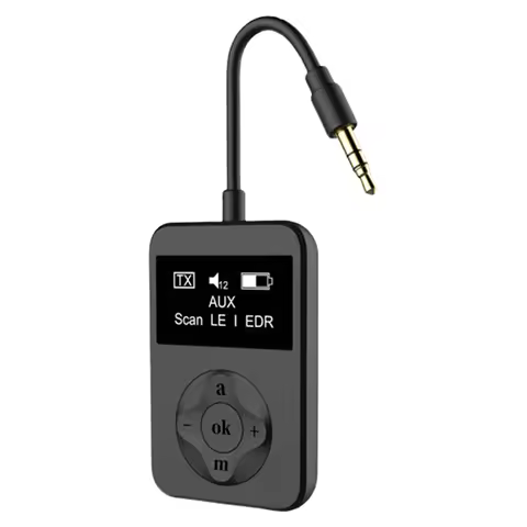 B48A Aptxlossless Auracast LC3 Bluetooth 5.4 Audio Transmitter Adapter For TV Headphones With Aptx L
