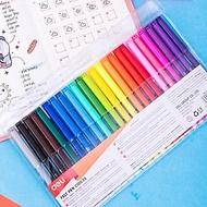 Bút màu lông 1.0mm Deli, 12 màu/18 màu/24 màu/hộp - fiber pen - EC10003/EC10013/EC10023