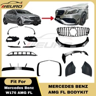 W176 Mercedes Benz A Class A180 A200 A250 AMG Line Bodykit Front Lip Canard Rear Diffuser Splitter S