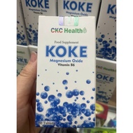 KOKE Magnesium Oxide Vitamin B6 CKC Health - Magnesium Supplement, Vitamin B6 - Box of 60 Tablets