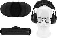 Geekria Medium Hook and Loop Headband Cover and Pad Set (Fits 2.5-3.5 cm Headbands), Compatible with