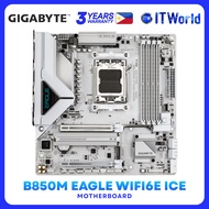 GIGABYTE B850M EAGLE WIFI6E ICE AM5 DDR5 WiFi 6E Micro-ATX Motherboard GA-B850M-EAGLE-WF6E-ICE itw B