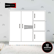 EsseHome 5 / 4 Door Kid Wardrobe Cabinet Cupboard Storage Almari Baju Budak Almari Kanak