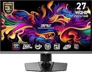 MSI MPG 271QRX QD-OLED 26.5" 16:9 WQHD 360Hz OLED HDR Gaming Monitor, Metallic Black