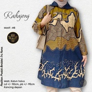 Baju Batik Wanita Tunik Muslim Modern Dress Rh8 -Srm