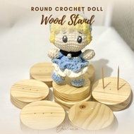 Crochet Doll Stand | display wood stand