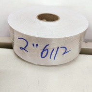 2" inch Interlining keras bakrum Tanpa Gum~ 50yards 1roll